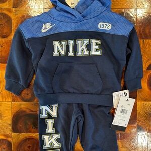 Nike Midnight Blue Hoodie Set